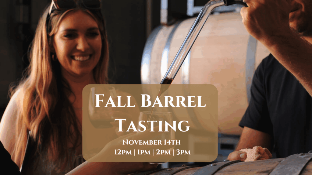Fall Barrel Tasting